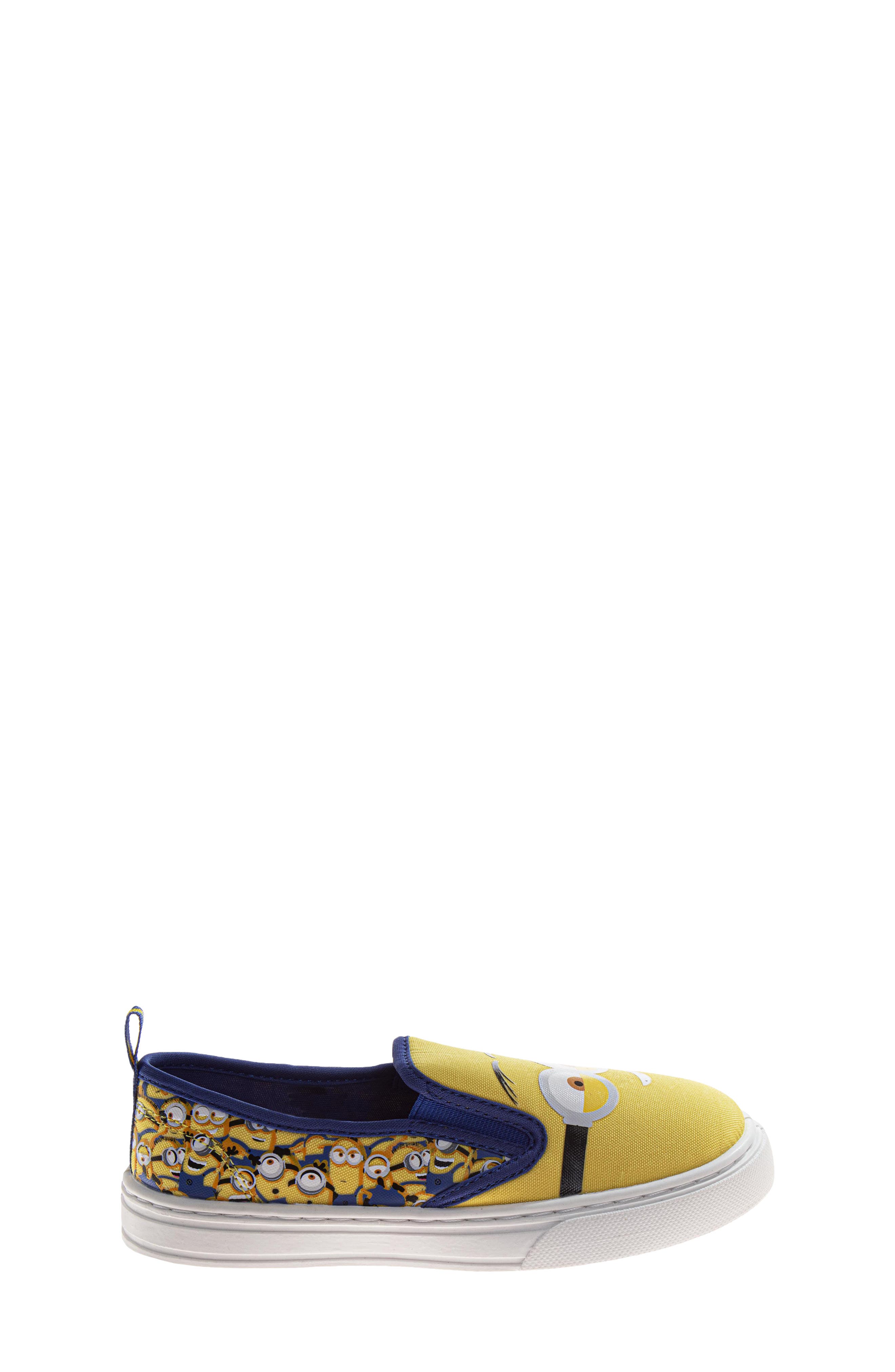 Kids' Illumination Minions Slip-On Sneaker, Alternate, color, YELLOW