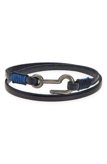 Caputo & Co Utility Hook Leather Bracelet