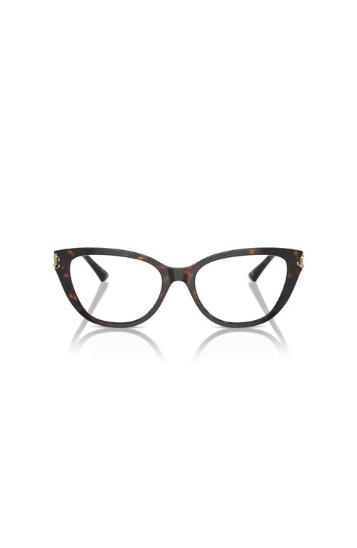 Jimmy Choo 52mm Cat Eye Optical Glasses In Black