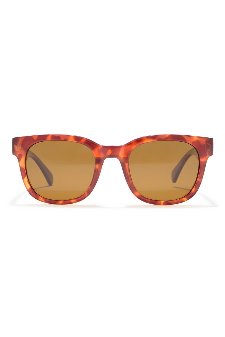 50mm Square Sunglasses, Main, color, BURGUNDY TORTOISE
