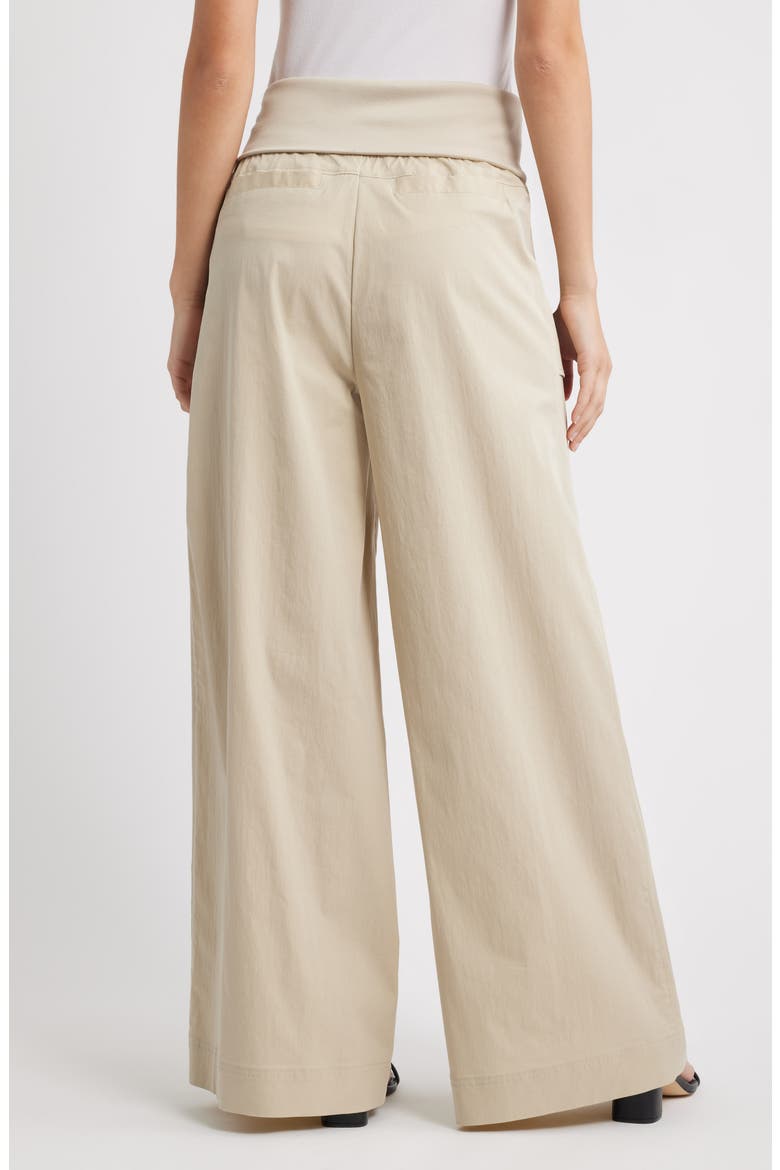 Ultra Skyrise Wide Leg Pants, Alternate, color, SEASHELL