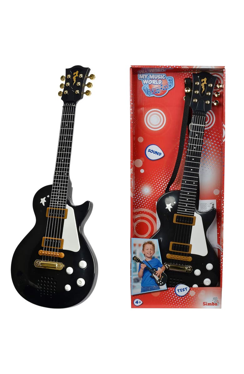 Simba Toys My Music World Rock Guitar, Black, Alternate, color, Multicolored