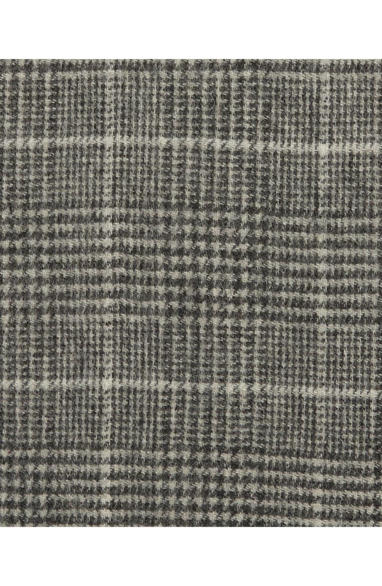Barbour Noelle Check Wool Scarf, Alternate, color, Monochrome