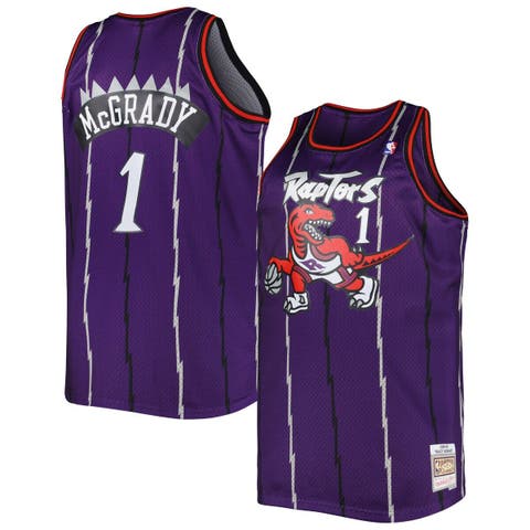 Men's Mitchell & Ness Tracy McGrady Purple Toronto Raptors Big & Tall Hardwood Classics 1998/99 Swingman Jersey