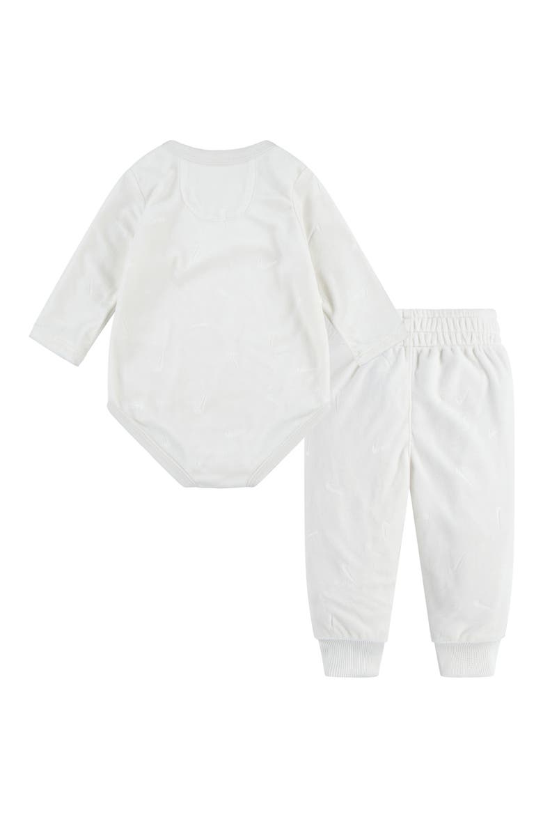 New Impressions Bodysuit & Joggers Set, Alternate, color, PALE IVORY