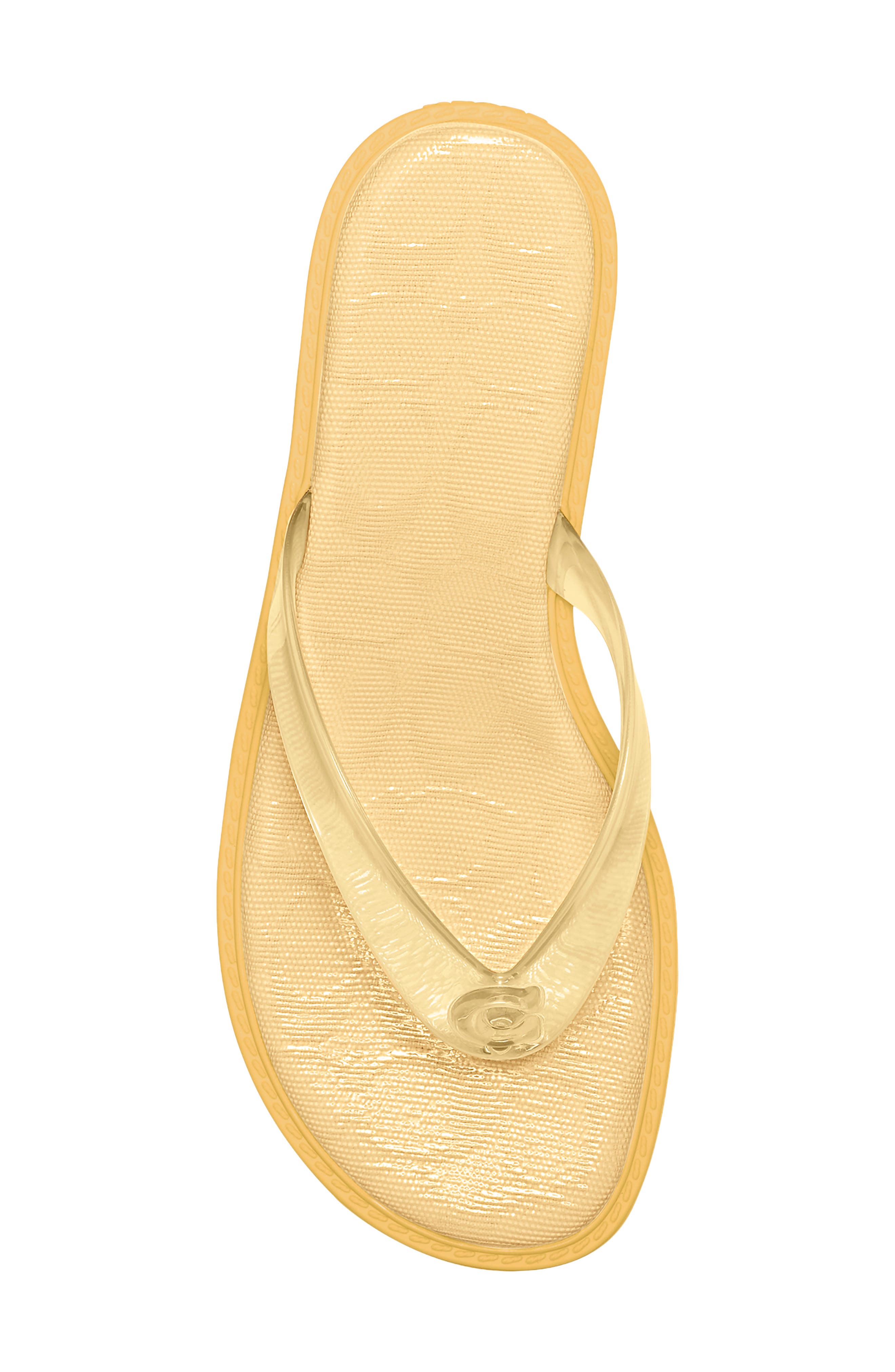 COACH Jelly Kitten Heel Sandal, Alternate, color, Vanilla