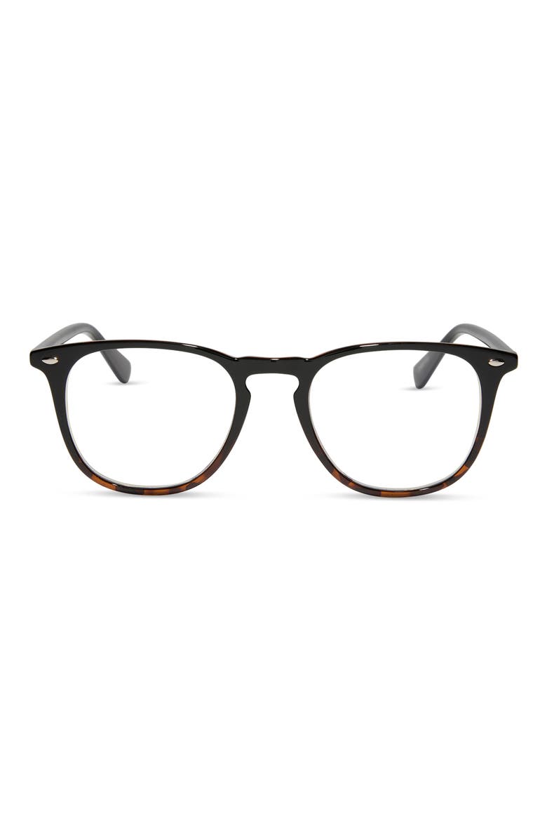 Griffin Blue Light Blocking Reading Glasses, Main, color, BLACK TORTOISE