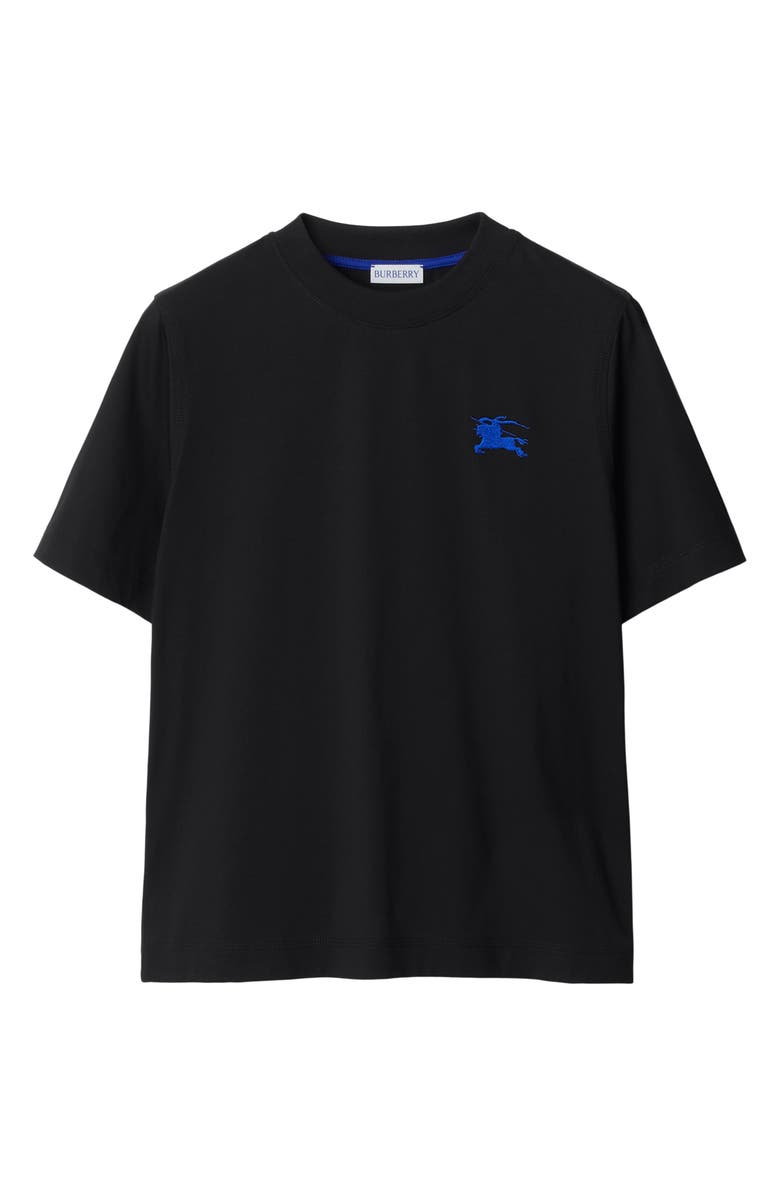 Burberry EKD Embroidered Cotton T-Shirt, Alternate, color, 