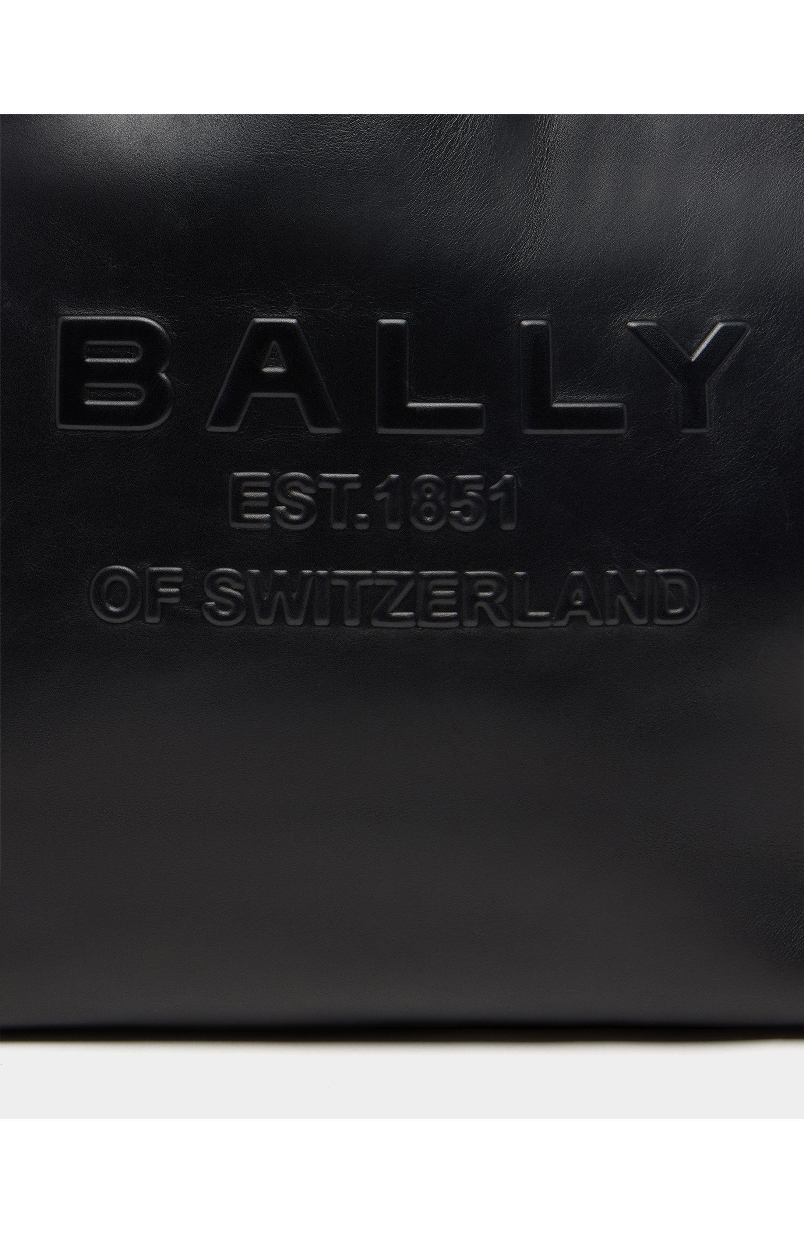 Bally Easy Bally Bag in Leather, Alternate, color, Black
