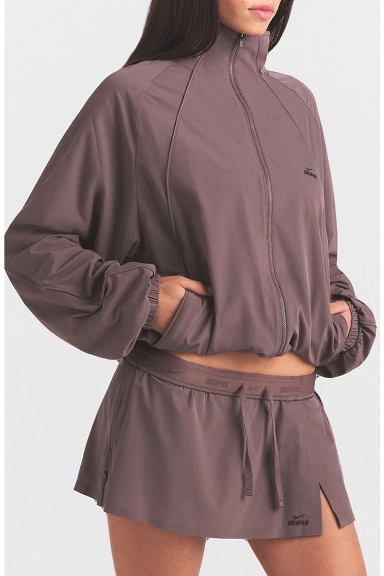 Oversize Stretch Nylon Jacket, Alternate, color, NSKM RESIN