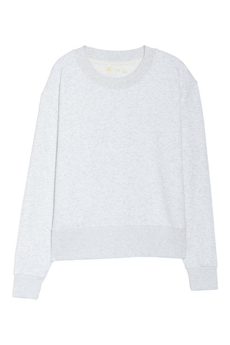 Nola Amazing Fleece Sweatshirt, Alternate, color, IVORY DOVE HEATHER