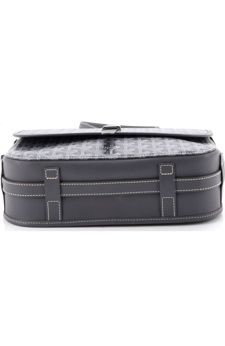 Pre-Owned Goyard Belvedere II Messenger Bag Coated Canvas MM, Alternate, color, Gray