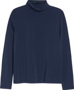 ST. JOHN The Nuda Jersey Turtleneck Top