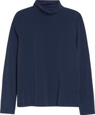 ST. JOHN The Nuda Jersey Turtleneck Top