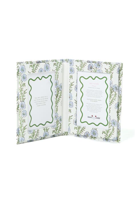 Blockprint Picture Frame Folding Book - 4x6