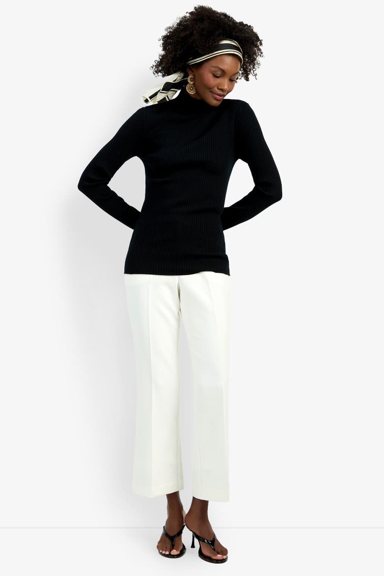 Hempstead Mock Neck Top, Alternate, color, Whitewash
