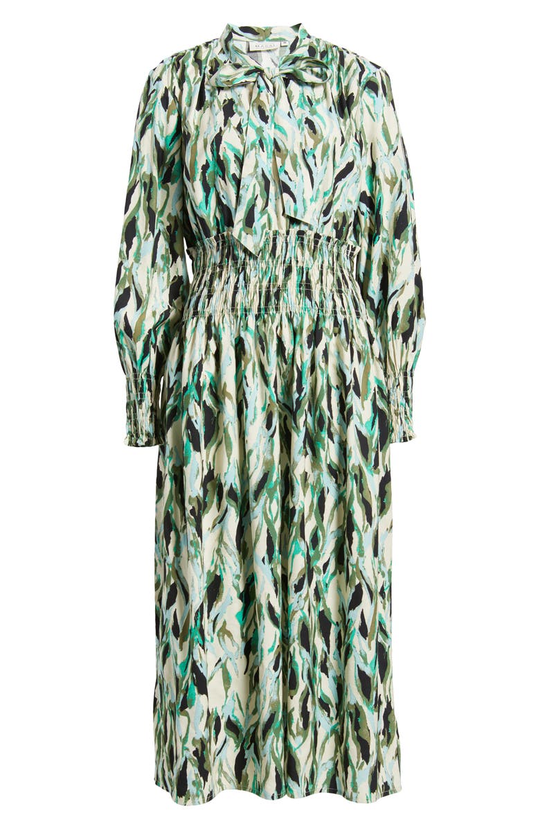 Masai Copenhagen Nomina Abstract Print Long Sleeve Dress, Alternate, color,