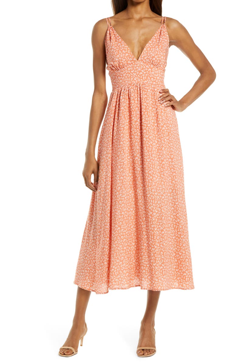 BB Dakota by Steve Madden Kindred Spirit Floral Ditsy Sundress, Main, color,