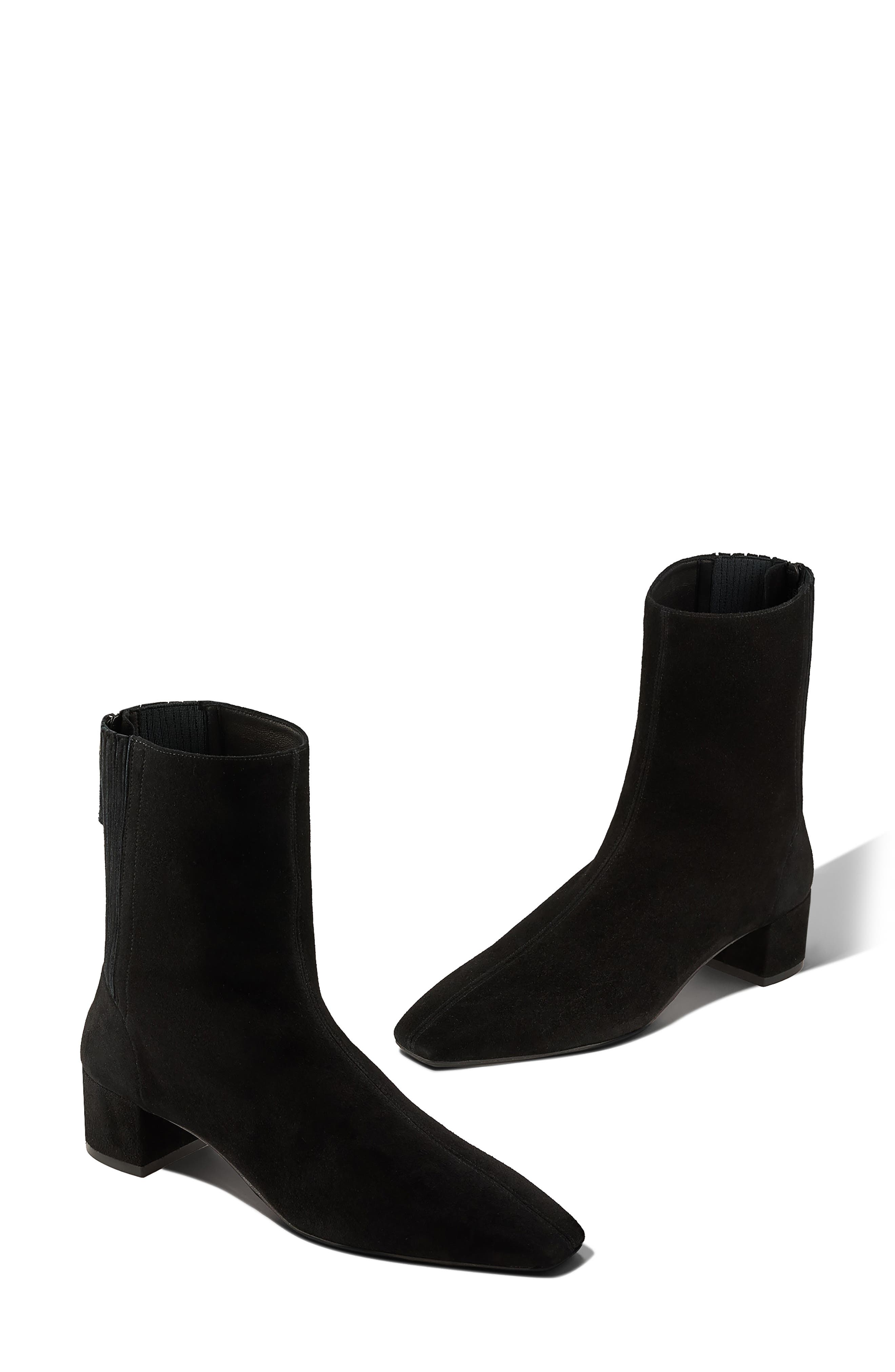 Aquazzura Saint Honor Bootie, Alternate, color, Black