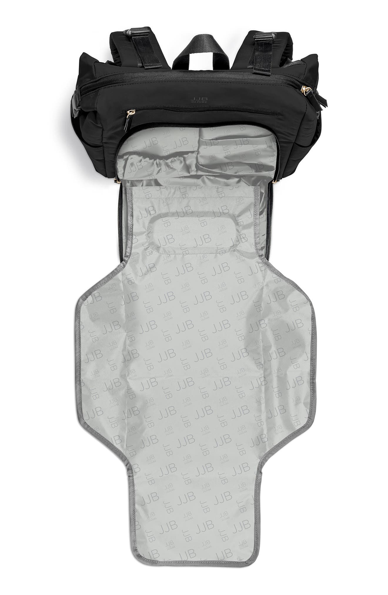 JuJuBe Modern Diaper Backpack, Alternate, color, Black