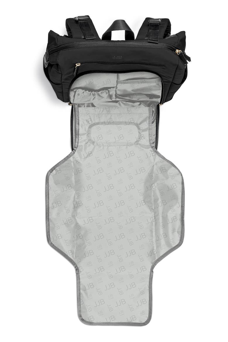 Modern Diaper Backpack, Alternate, color, BLACK