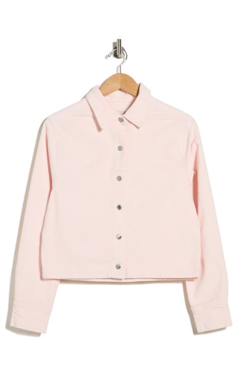 Montauk Corduroy Crop Button-Up Shirt