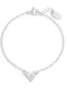 Nashelle Initial Heart Bracelet