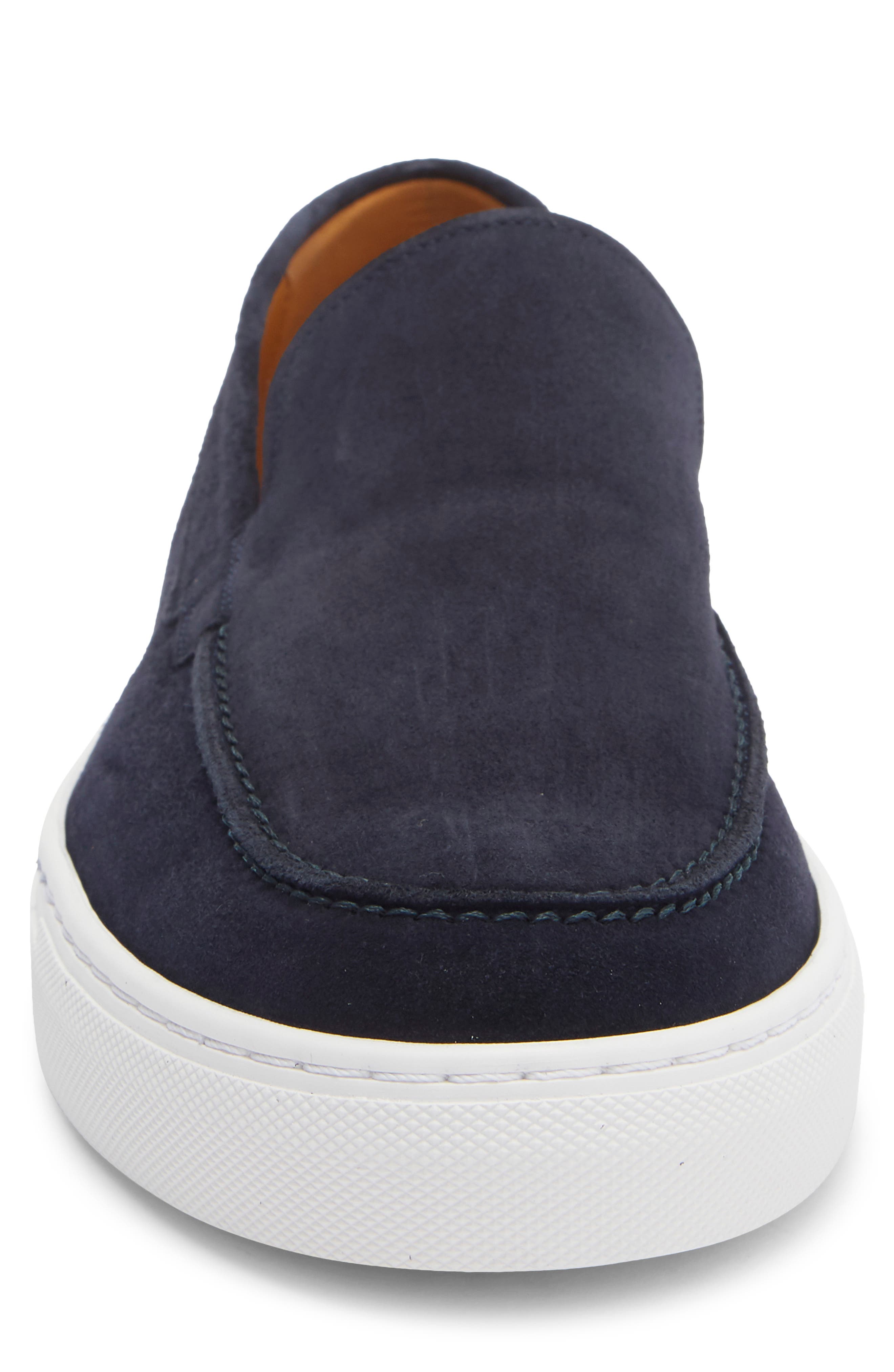 Magnanni Johnny Venetian Loafer, Alternate, color, Navy