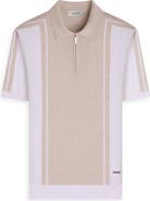 Bugatchi Quarter Zip Polo Sweater