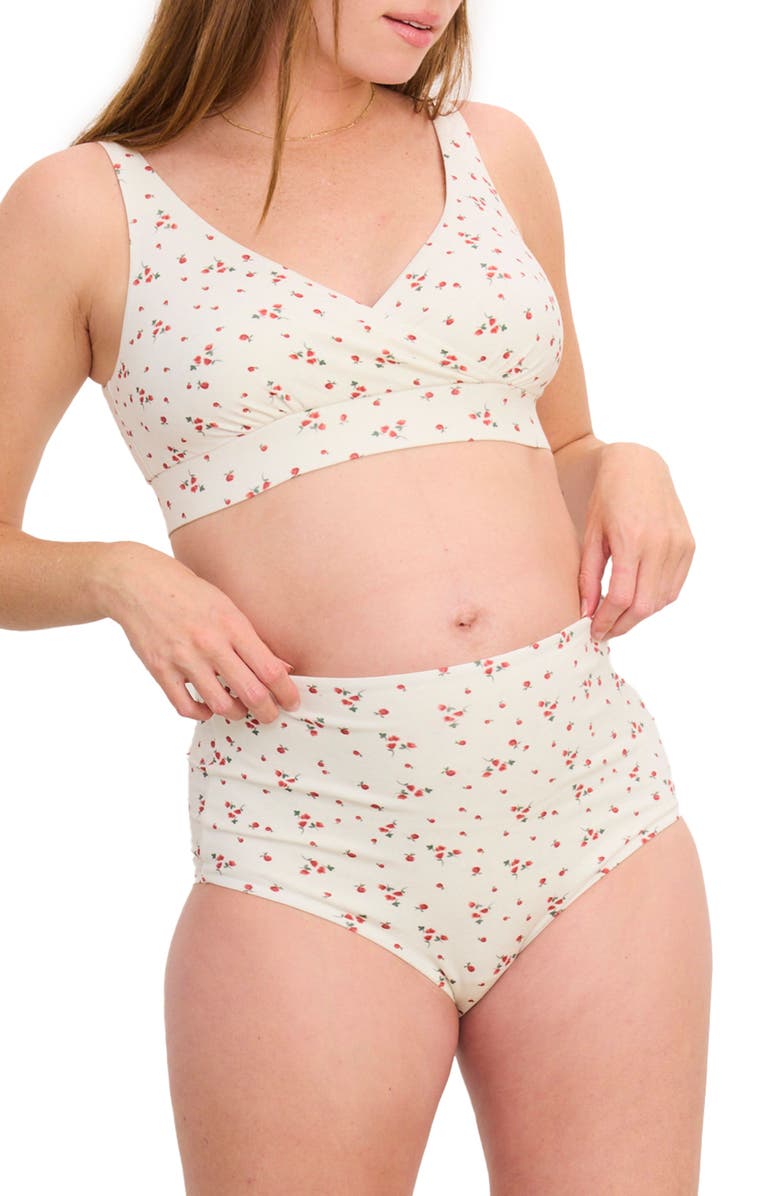 HATCH Collection The Dream Feed Nursing And Sleep Bra, Alternate, color, Watercolor Rosette