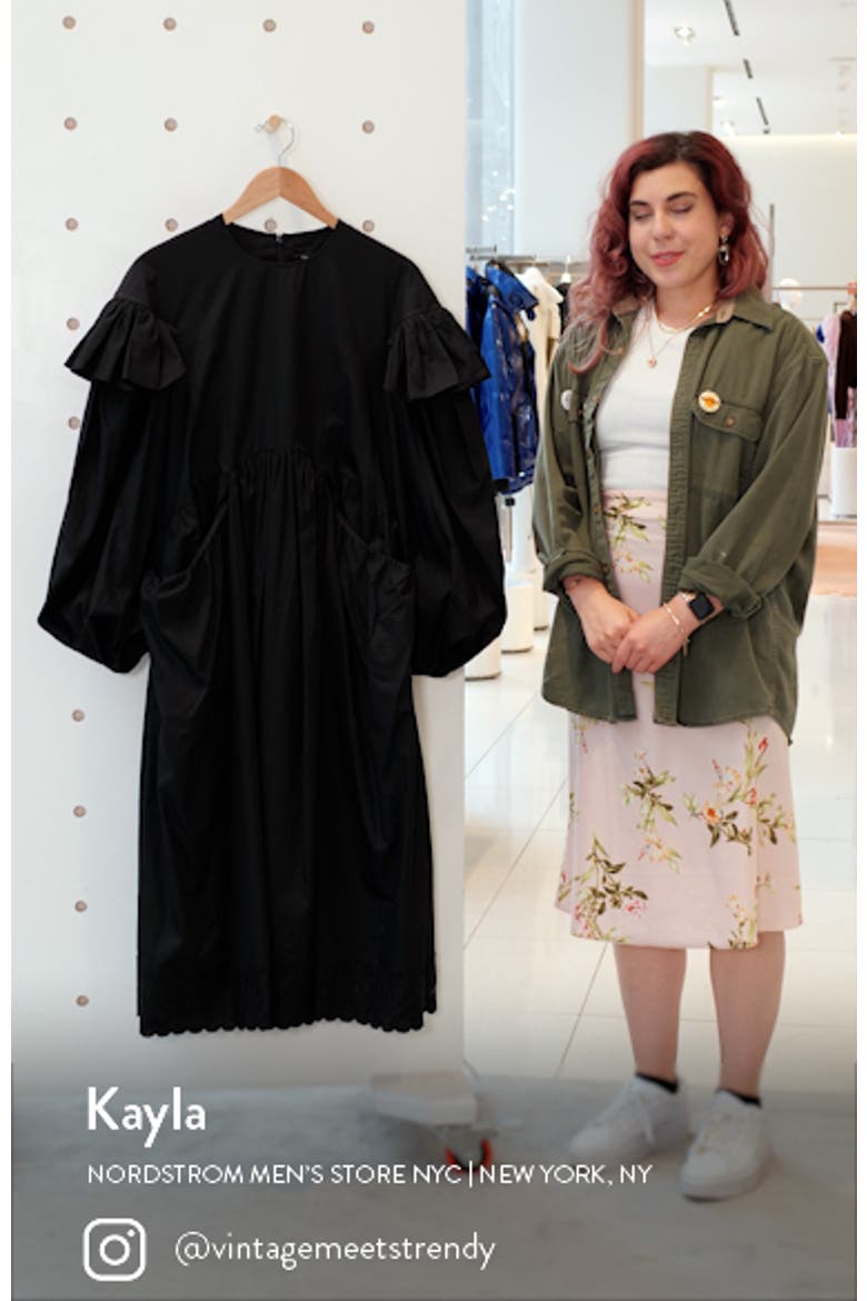Cotton Poplin Smock Dress video