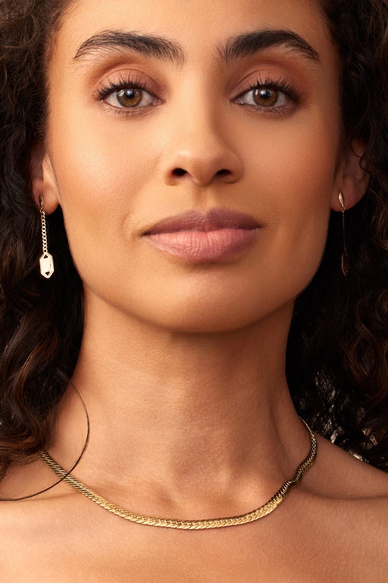 14K Gold Anthem Drop Earrings, Alternate, color, Yellow Gold