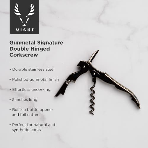 Viski Signature Double Hinged Corkscrew In Warren