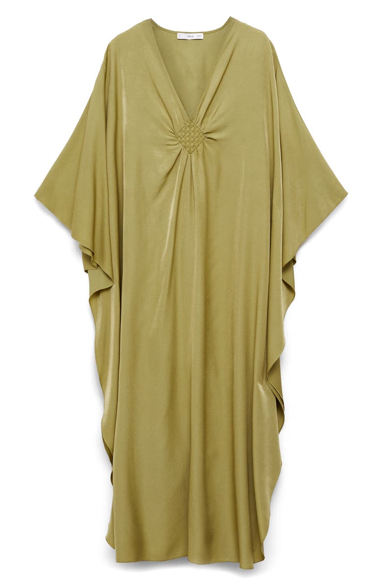 MANGO Flared Satin Dress, Alternate, color,