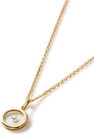 Ana Luisa Floating Diamond Necklace