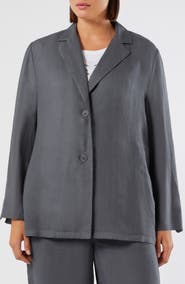 Marina Rinaldi Vozioso Ramie Jacket
