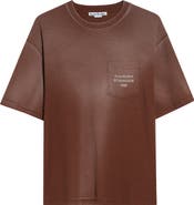 Acne Studios Exford U 1996 Distressed Cotton & Hemp Pocket T-Shirt