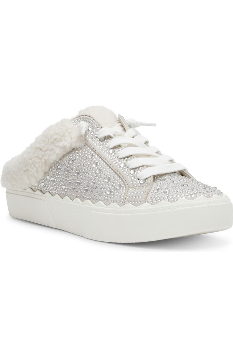 Anne Klein Courage Faux Shearling Sneaker Mule, Main, color,