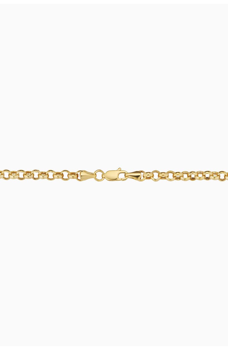 Oradina 14K Gold Rimini Rolo Chain Necklace, Alternate, color, Yellow Gold