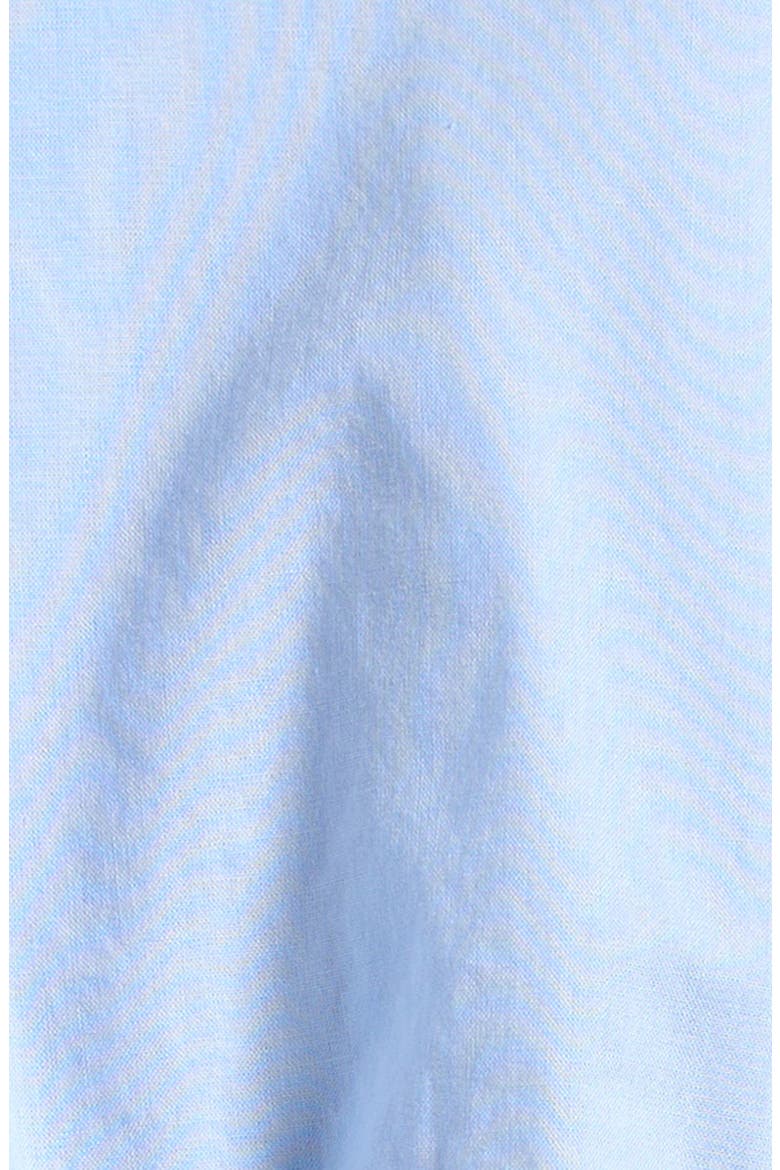 Cotton Bubble Hem Top, Alternate, color, BLUE FLAG