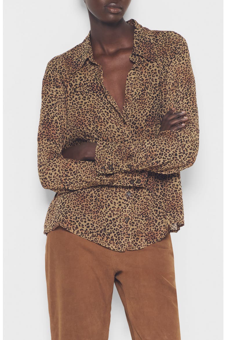 Revolution Blouse, Main, color, Leopard Print