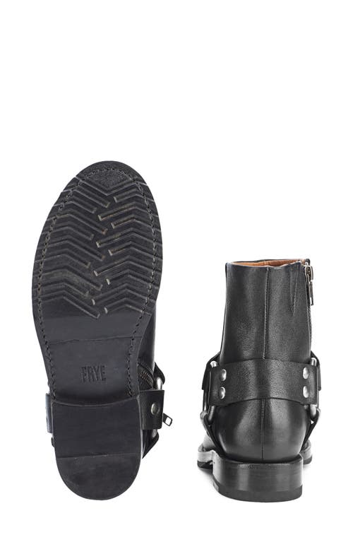 Frye Veronica Harness Moto Bootie In Black - Pallio