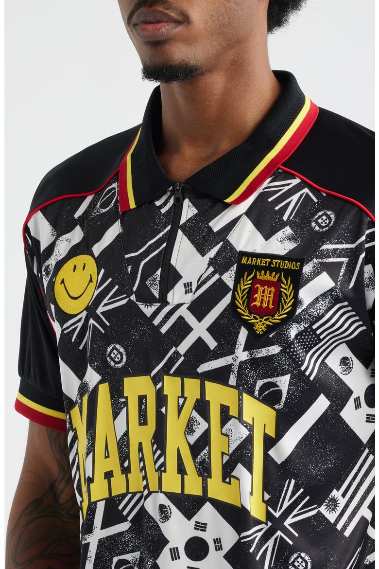 Flag Soccer Jersey, Alternate, color, BLACK/ WHITE