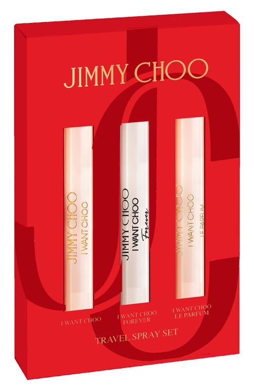 Jimmy Choo I Want Choo Travel Fragrance Set $104 Value In Transparent