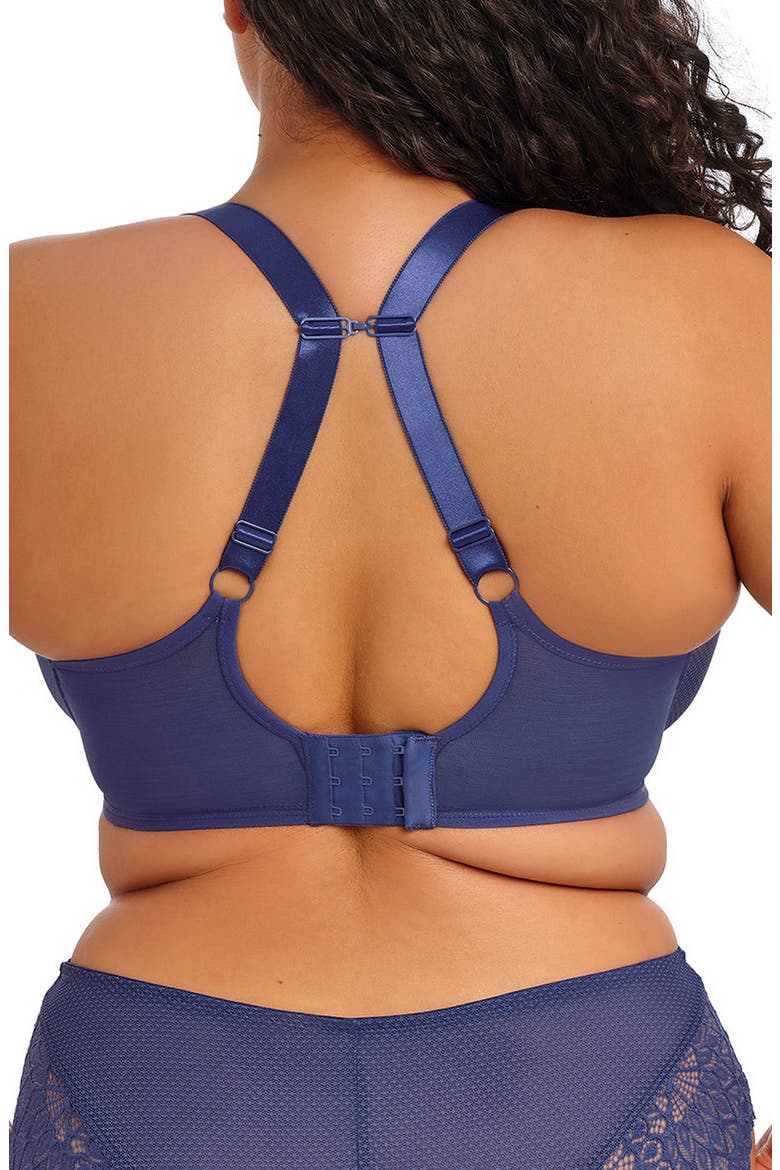 Tiernie Underwire Plunge Bra, Alternate, color, DENIM
