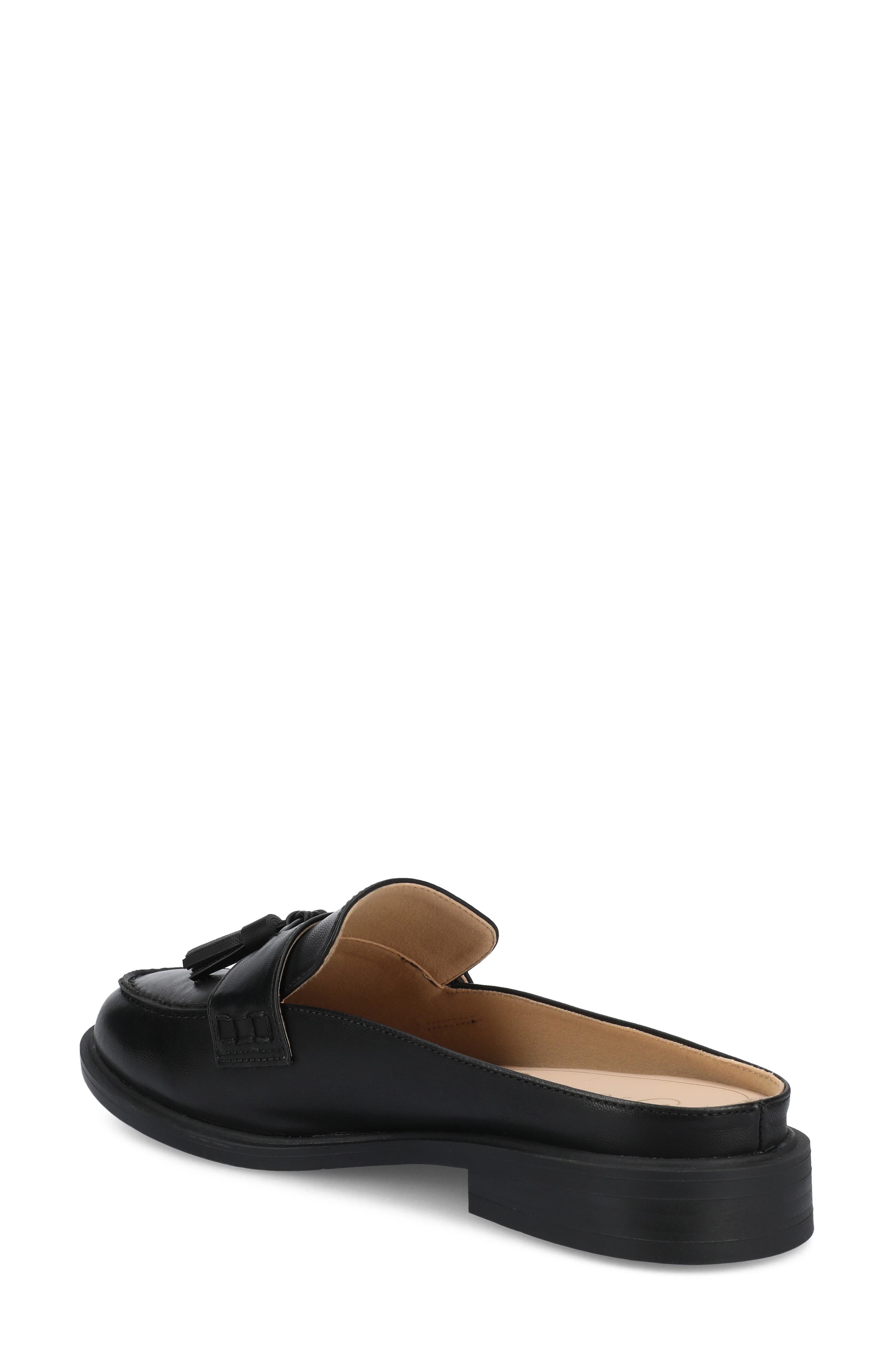 Journee Collection Azura Tassel Loafer, Alternate, color, Black
