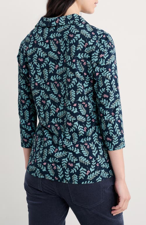 Seasalt Cornwall Wavecrest Organic Cotton Jersey Top In Multi