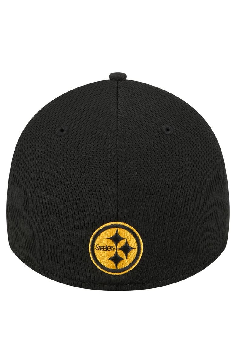 New Era Men's New Era  Black Pittsburgh Steelers Scoreboard 39THIRTY Flex Hat, Alternate, color, Black