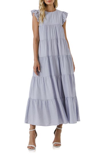 English Factory Tiered Maxi Dress