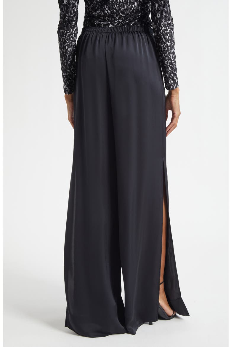 Jolie Split Leg Pants, Alternate, color, BLACK